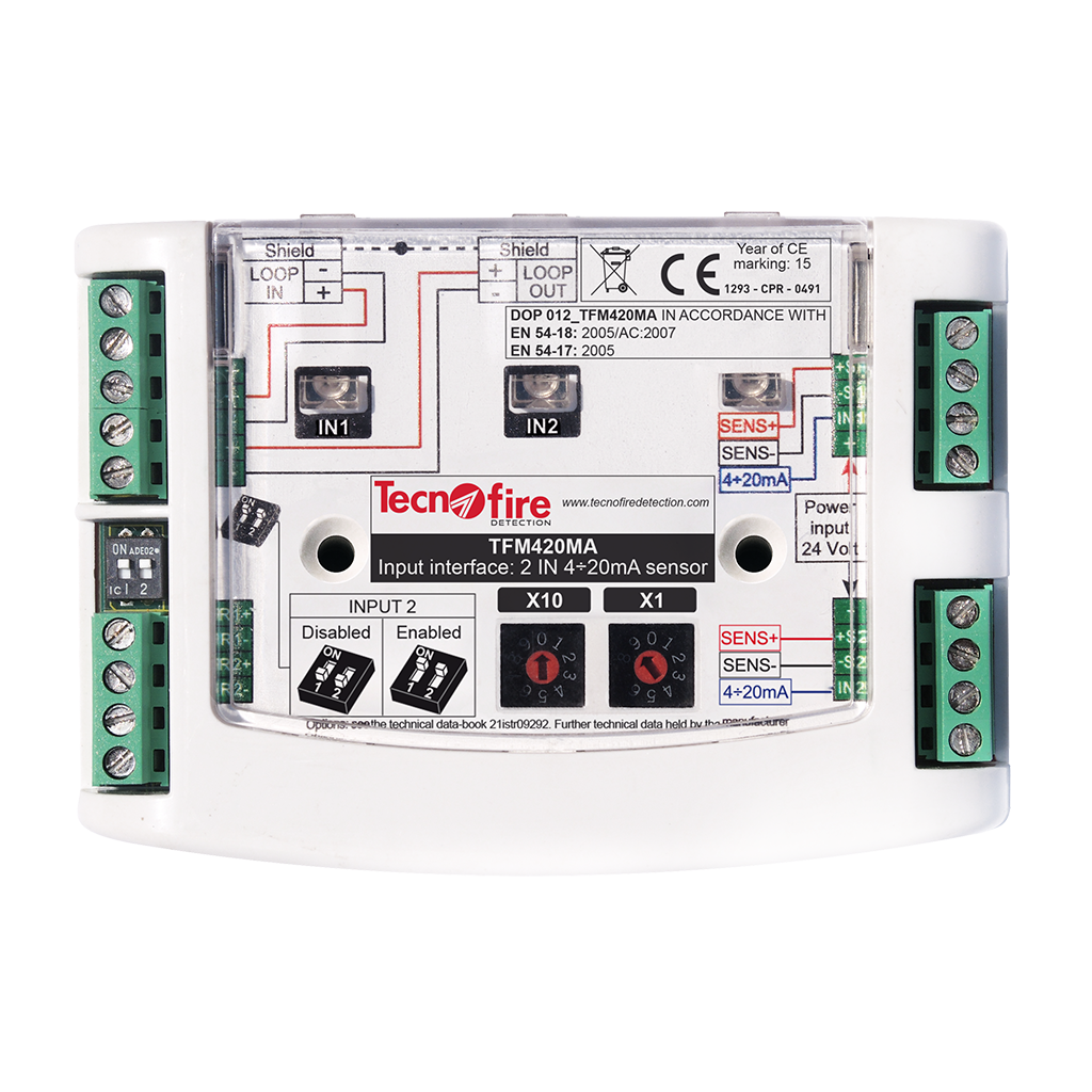 Addressable module, consisting of two supervised physical/logic units ...